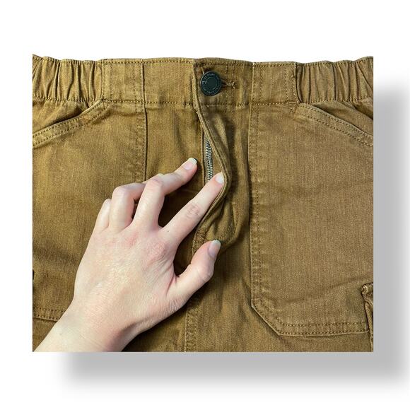 SO High‎ Rise Cargo Mini Skirt Juniors Size 1 Brown Streetwear - Picture 6 of 8